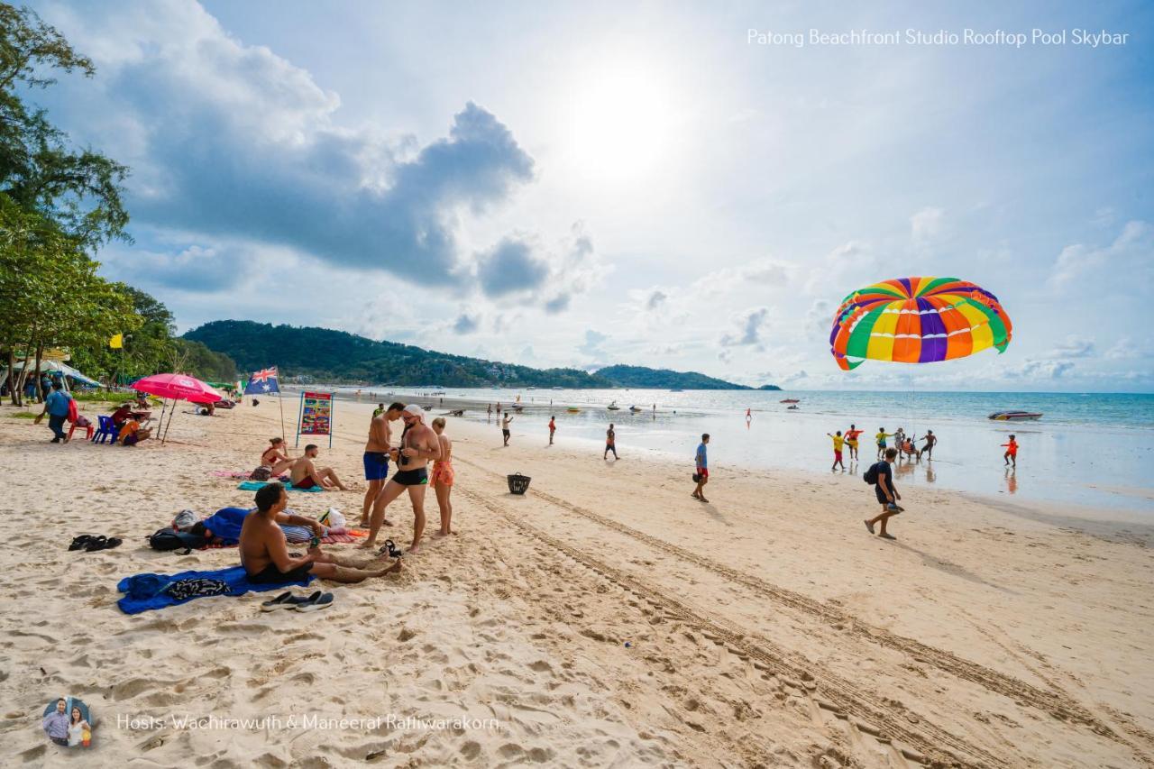 Apartament ✪✪✪✪✪ Patong Beachfront Studio Rooftop Pool Skybar Zewnętrze zdjęcie