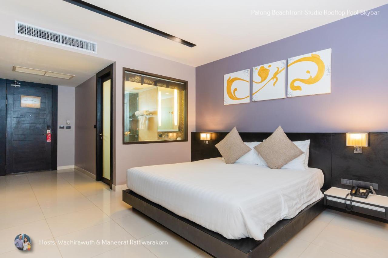 Apartament ✪✪✪✪✪ Patong Beachfront Studio Rooftop Pool Skybar Zewnętrze zdjęcie