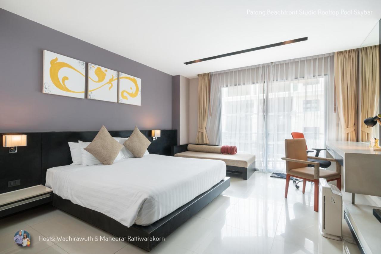 Apartament ✪✪✪✪✪ Patong Beachfront Studio Rooftop Pool Skybar Zewnętrze zdjęcie