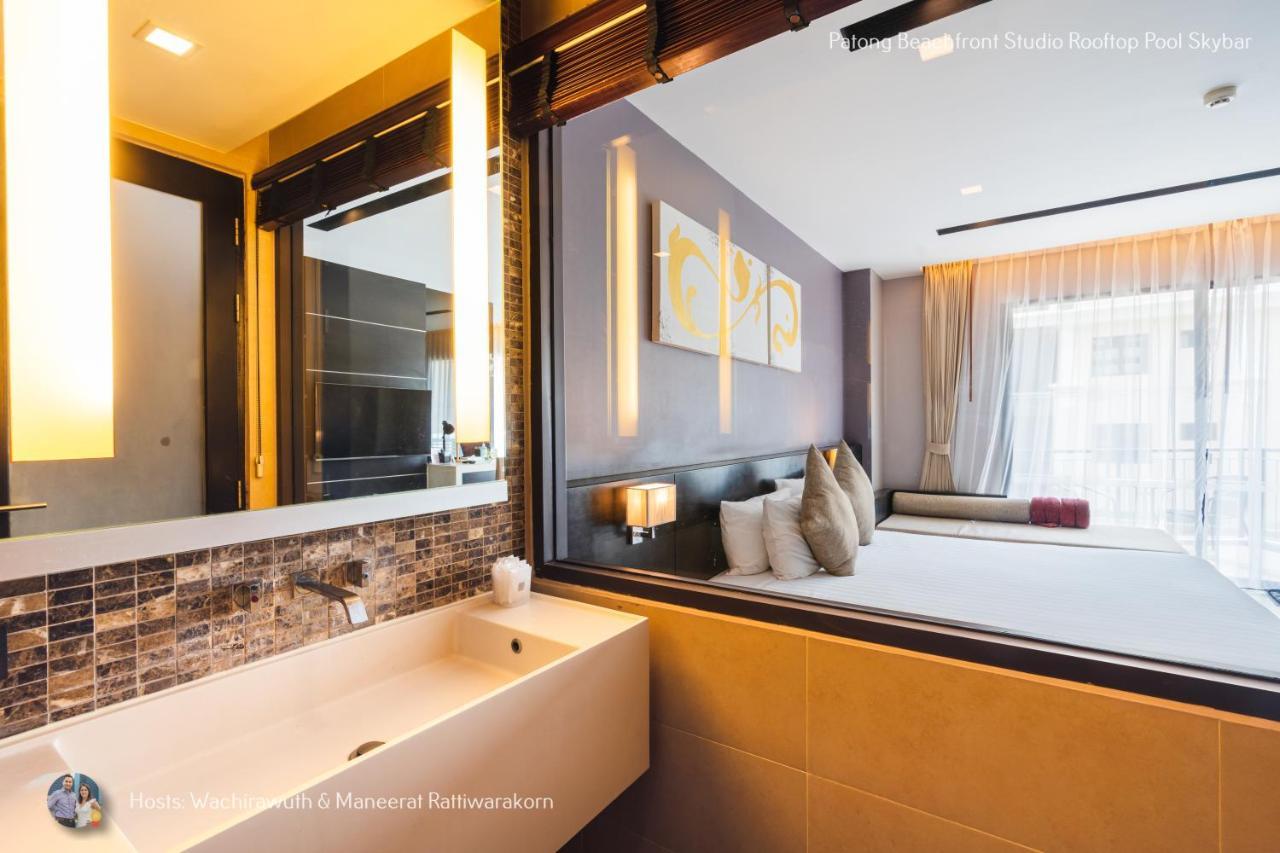 Apartament ✪✪✪✪✪ Patong Beachfront Studio Rooftop Pool Skybar Zewnętrze zdjęcie